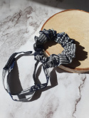 Bawełniana gumka scrunchie ze wstążką MINI