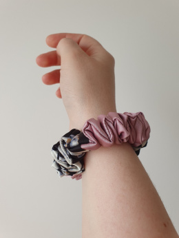 Satynowa gumka scrunchie MINI