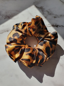 Satynowa gumka scrunchie MAXI
