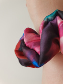 Satynowa gumka scrunchie MIDI